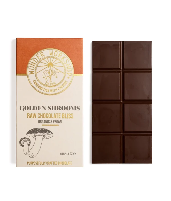 Golden shrooms raw chocolate bliss